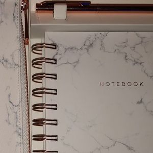 Indigo notebook, pen, and pencil case set!